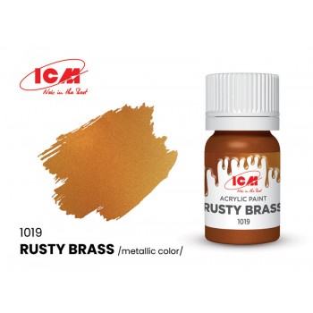 ICM Metallic Acrylic Color Rusty Brass 1019